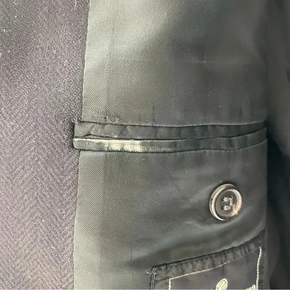 Zegna Gray 15 Milmil 15 Blazer Sports Coat